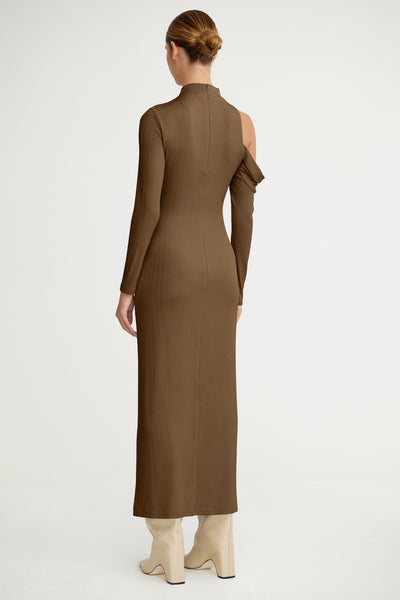 So Online AU Coralie Maxi Dress, Chocolate, AU12 US8, Polyester Elastane