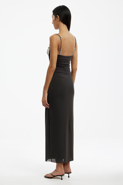 Significant Other Maddie Midi Dress | Black | Size 12