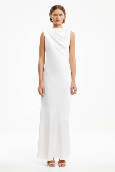 SO ONLINE AU Lana Maxi Dress, Ivory, AU12 US8 SO ONLINE AU Lana Maxi Dress, Ivory, AU12 US8