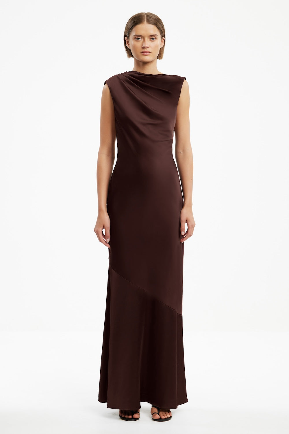 SO ONLINE AU Lana Maxi Dress, Chocolate, AU8 US4