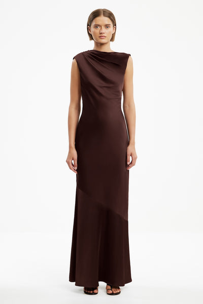 Brown Bridesmaid Dresses | Chocolate, Satin & Dark