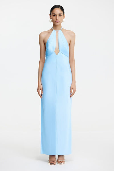 Significant Other Blue Becca Halter Dress 12 Womens Significant Other Blue Becca Halter Dress 12 Womens