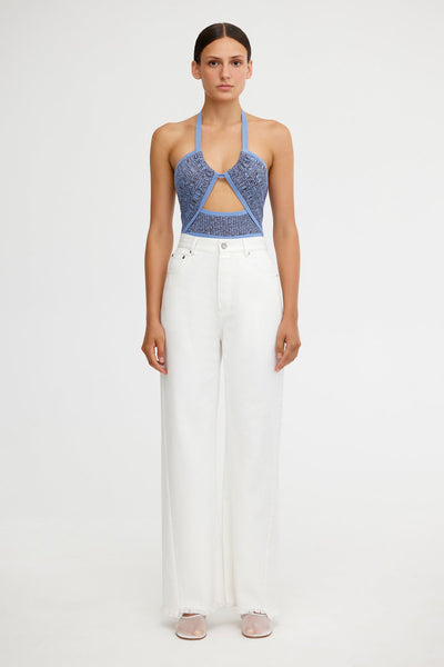 ★GLOWNY★ THE EMMA JEANS WHITE GY24CLBJS003WH MUSINSA | GLOWNY THE EMMA JEANS (WHITE)