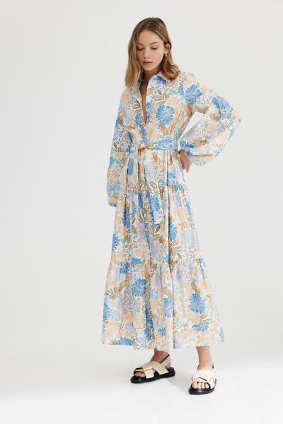 H&m floral maxi on sale dress