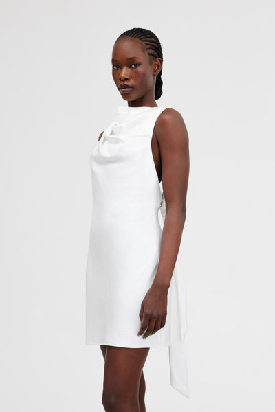 significant other annabel sleeveless high neck mini dress SO ONLINE AU Annabel Bias Mini Dress, Ivory, AU16 US12
