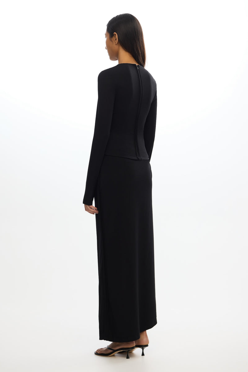CORE SD250493S_SHELBY_MAXI_SKIRT BLACK 3