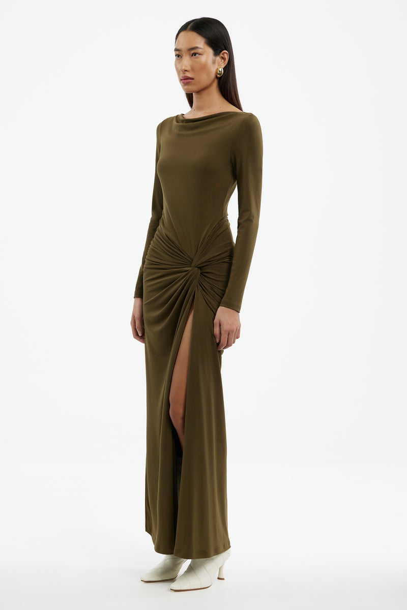 CORE-SD250739D_SARLYN_LONG_SLEEVE_MAXI_DRESS-KHAKI-5_22f9f8f410b140b2807be6f5030a8487jpg