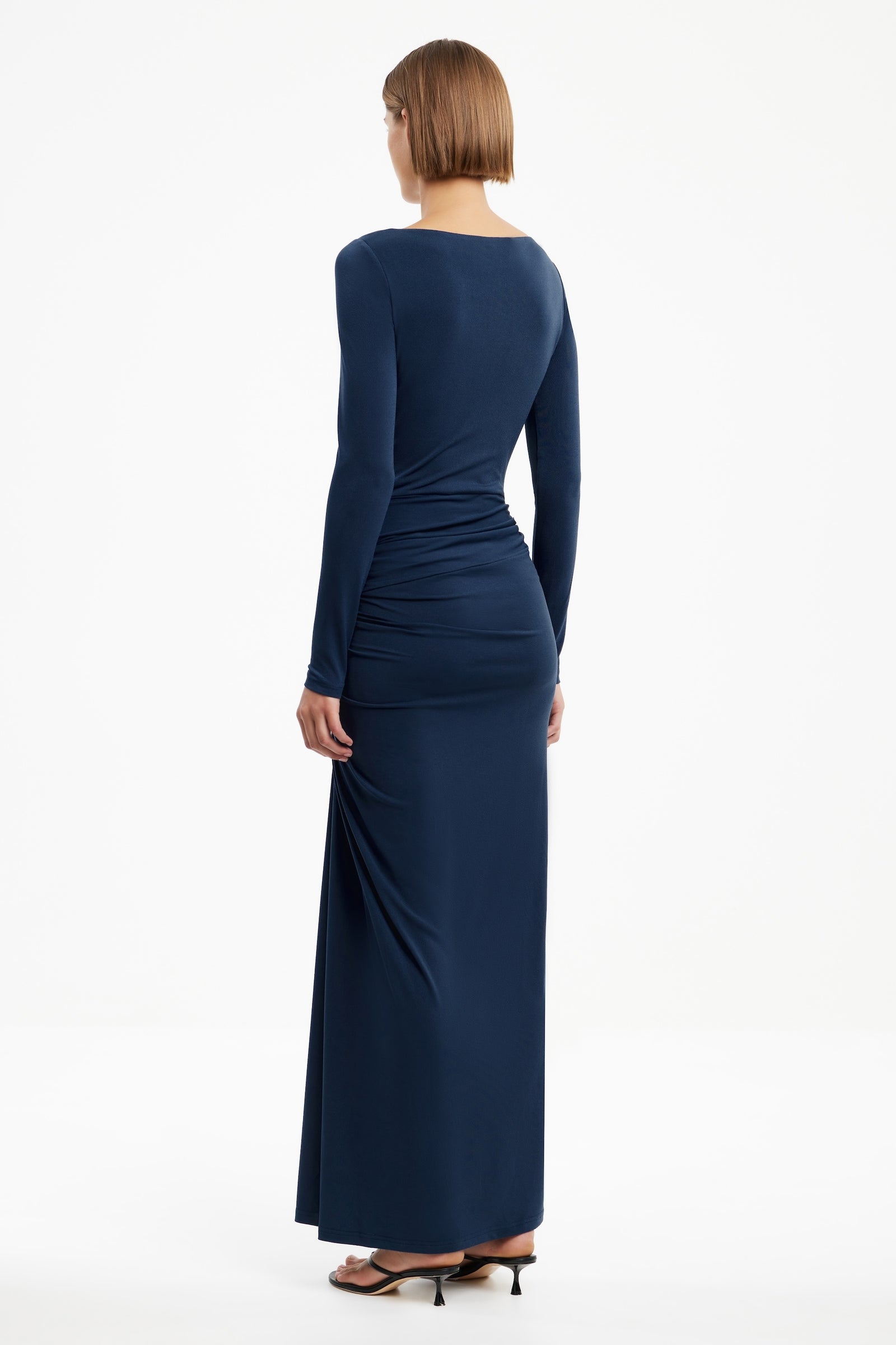 Sarlyn Women's Long Sleeve Maxi Dress, Slate Color, AU14/US10 Size