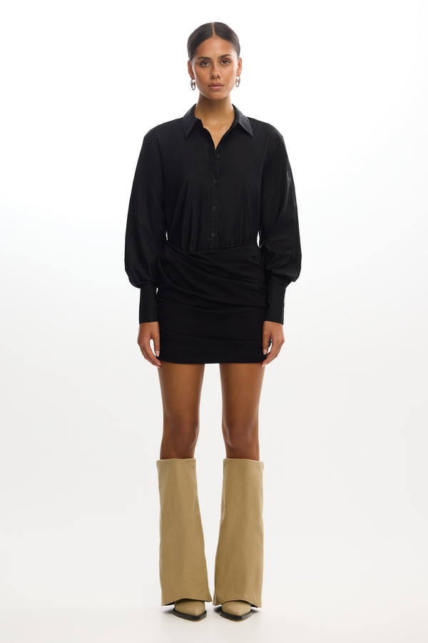 CORE SL2504138D_ARIYA_MINI_DRESS BLACK 1