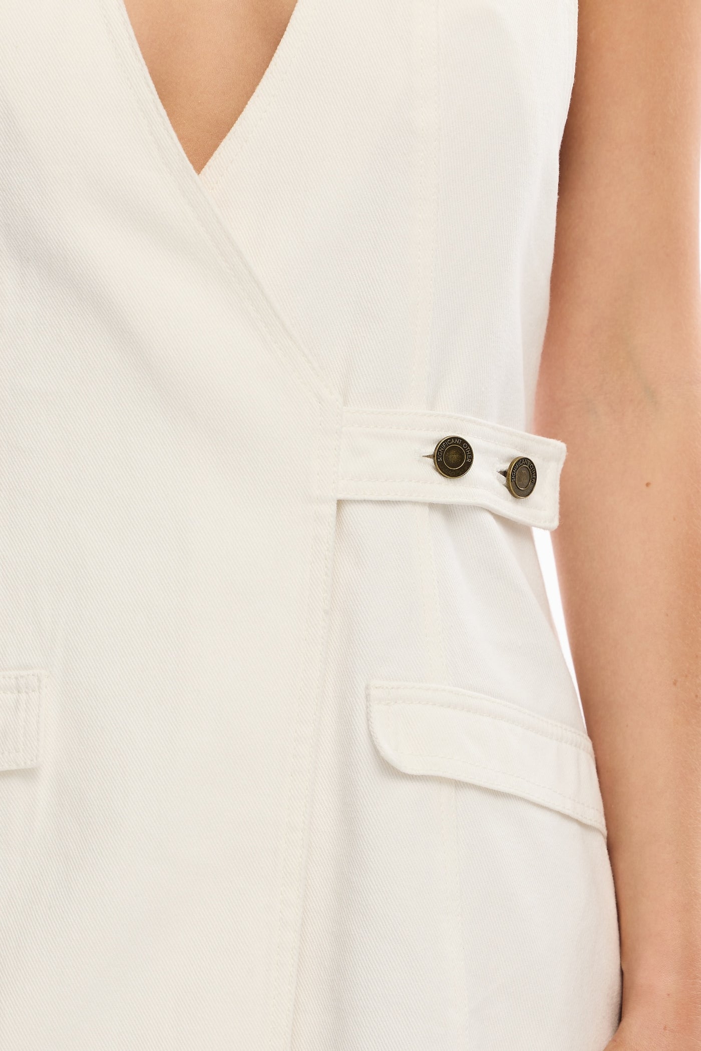 So Online AU Micah Mini Dress, Ivory, AU10 US6, 100% Cotton So Online AU Micah Mini Dress, Ivory, AU10 US6, 100% Cotton