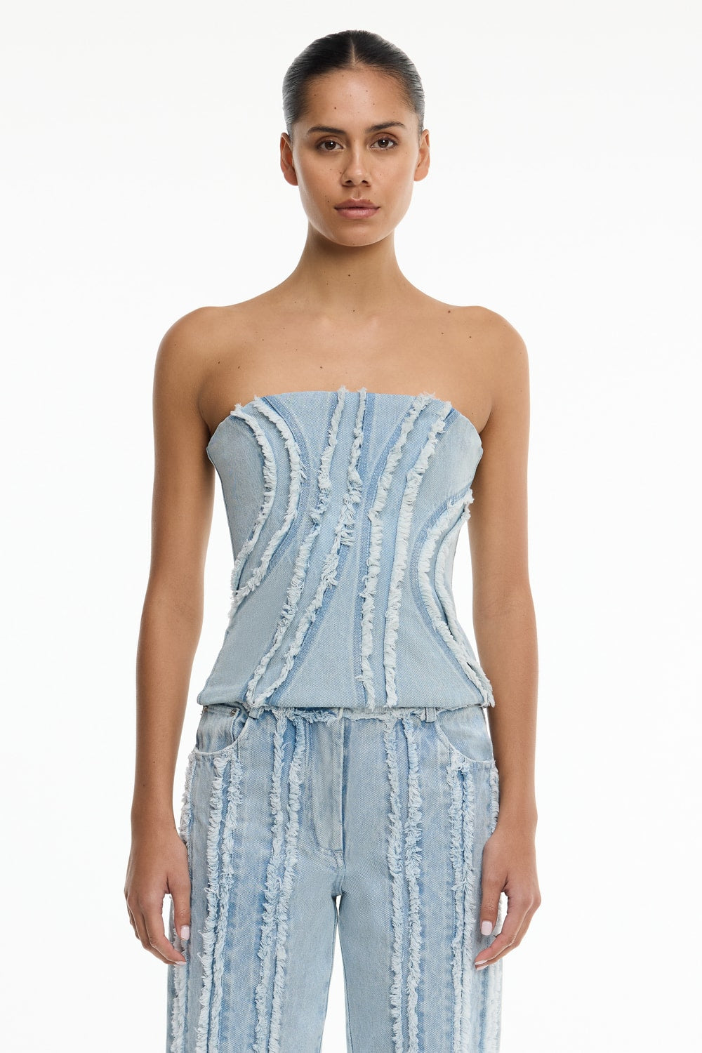 CORE-SL260115T_XIORRA_STRAPLESS_TOP-BLUE_WASH-1