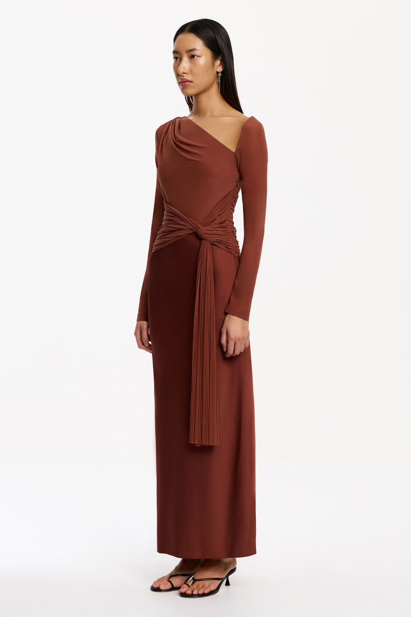 CORE-SS2510101D_LONDON_LONG_SLEEVE_MAXI_DRESS-CAROB-2