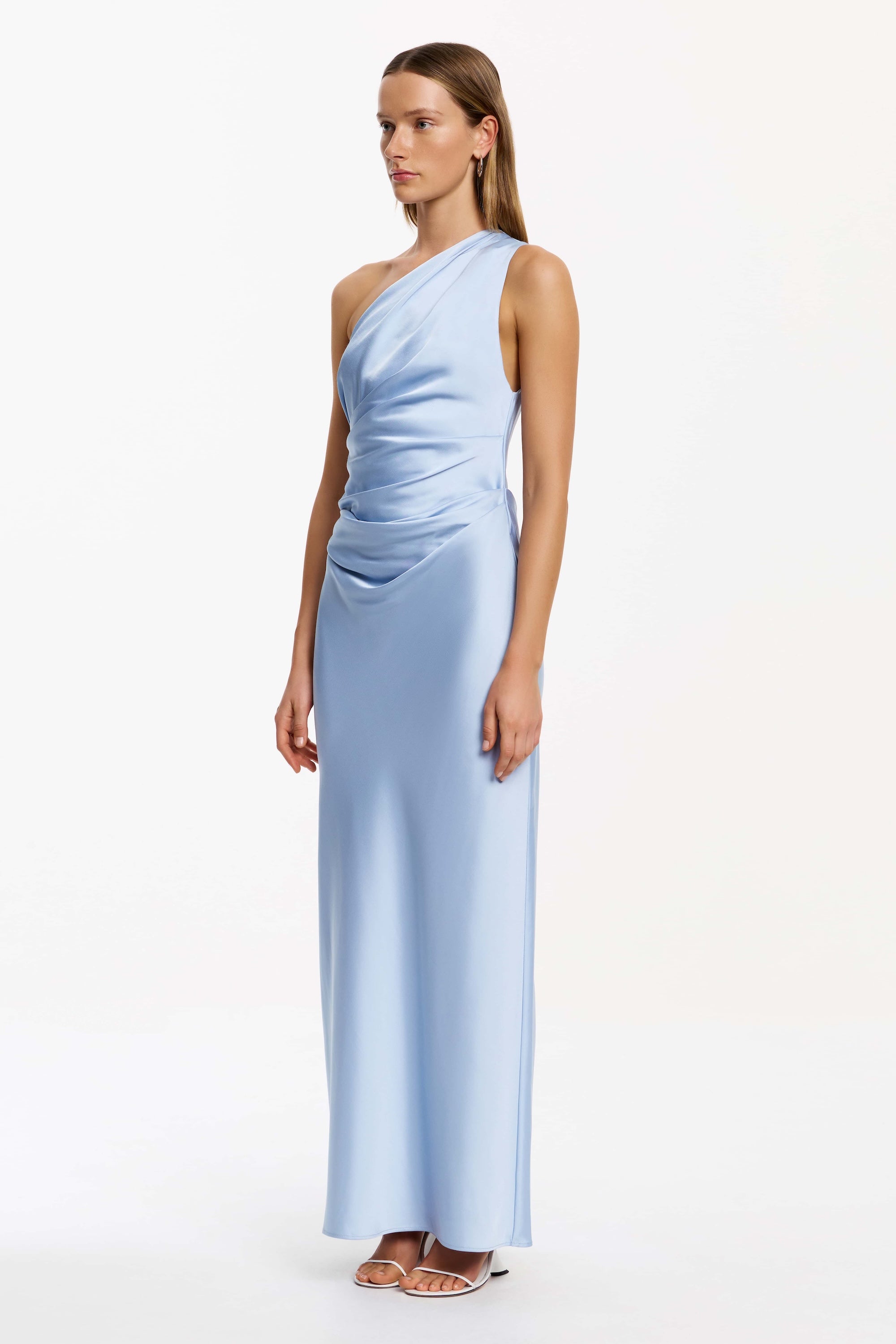 Angela One Shoulder Maxi Dress