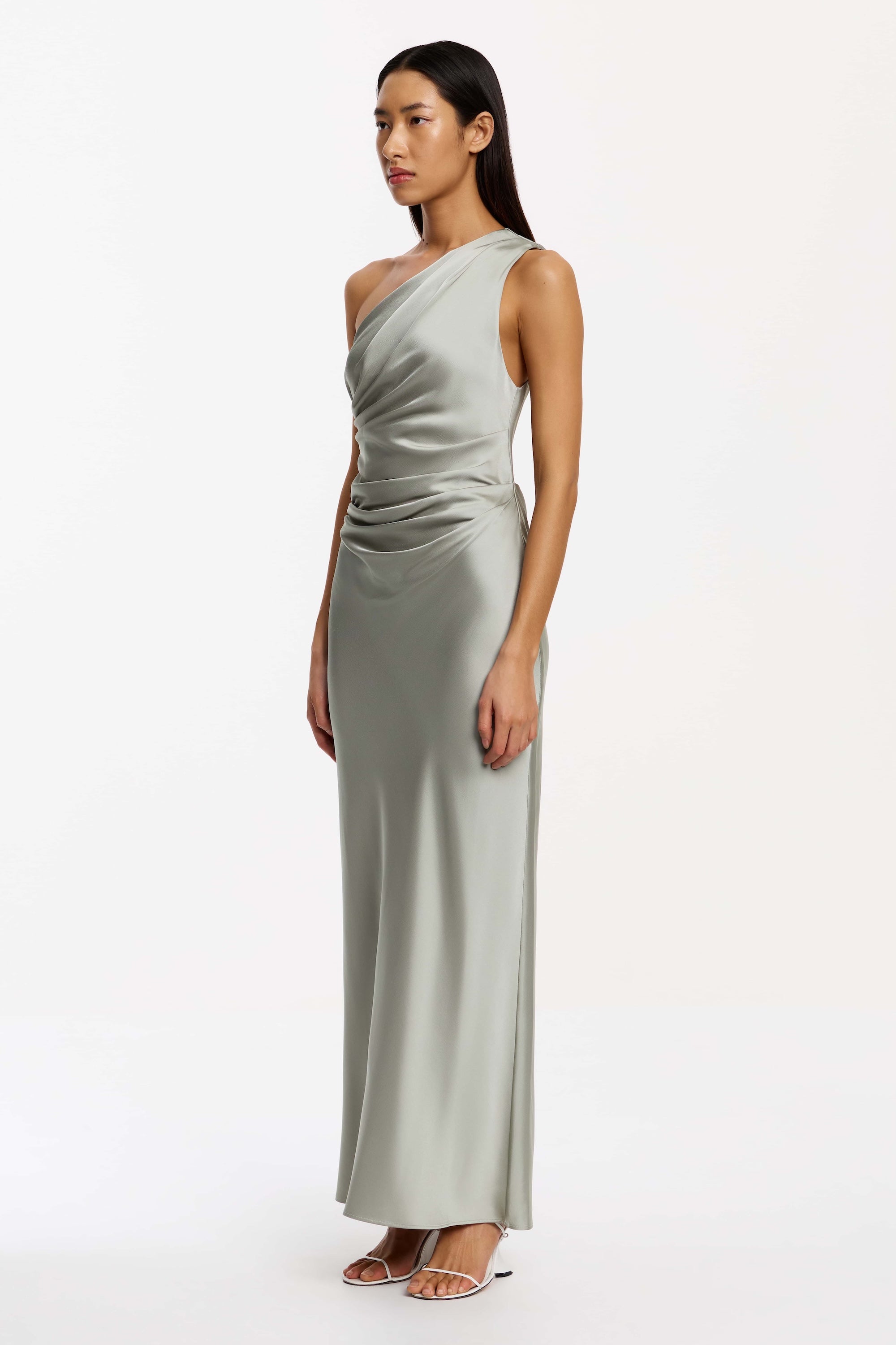 Angela One Shoulder Maxi Dress