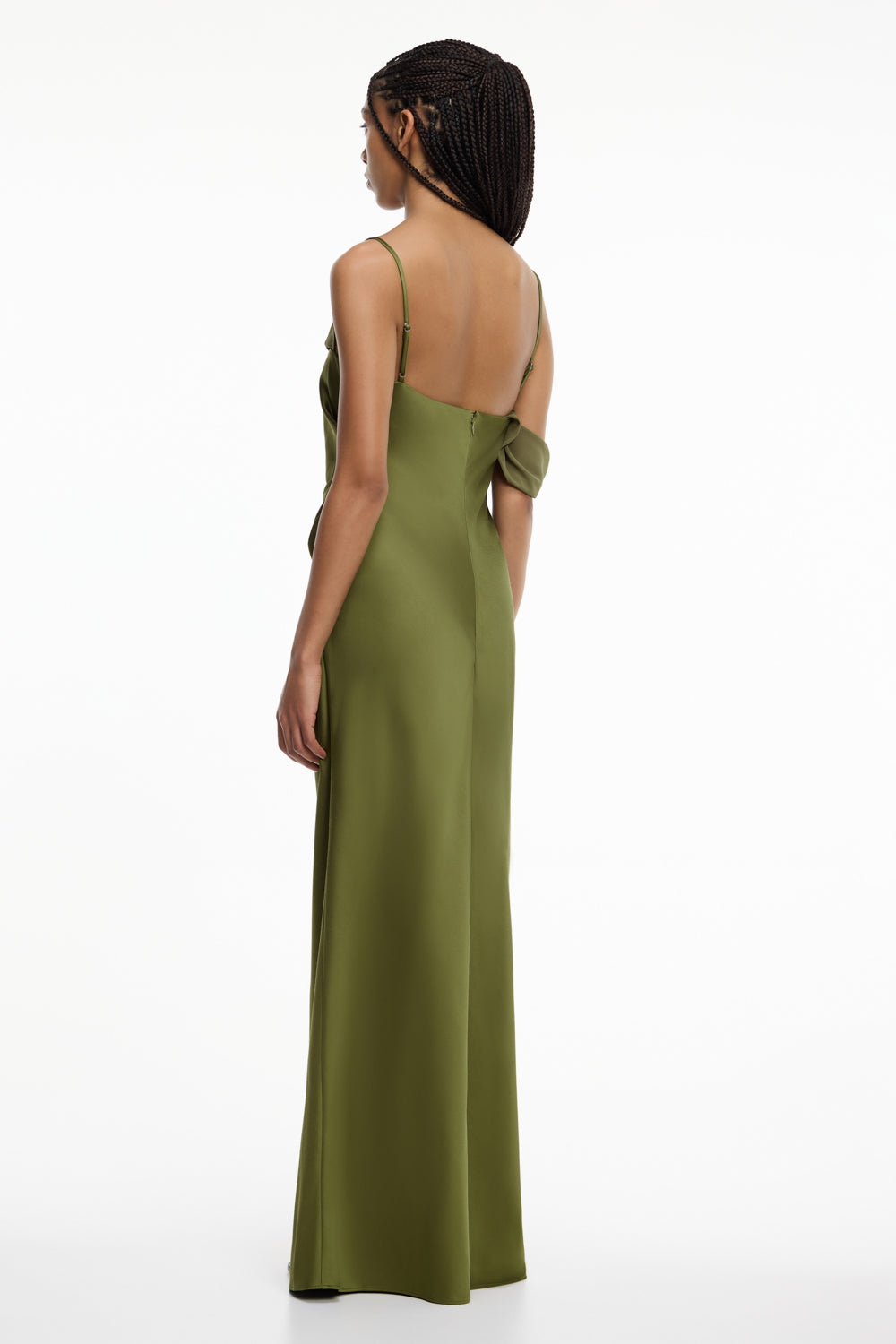 SO ONLINE AU Devlyn Maxi Dress, Satin Fabrication, AU10 US6