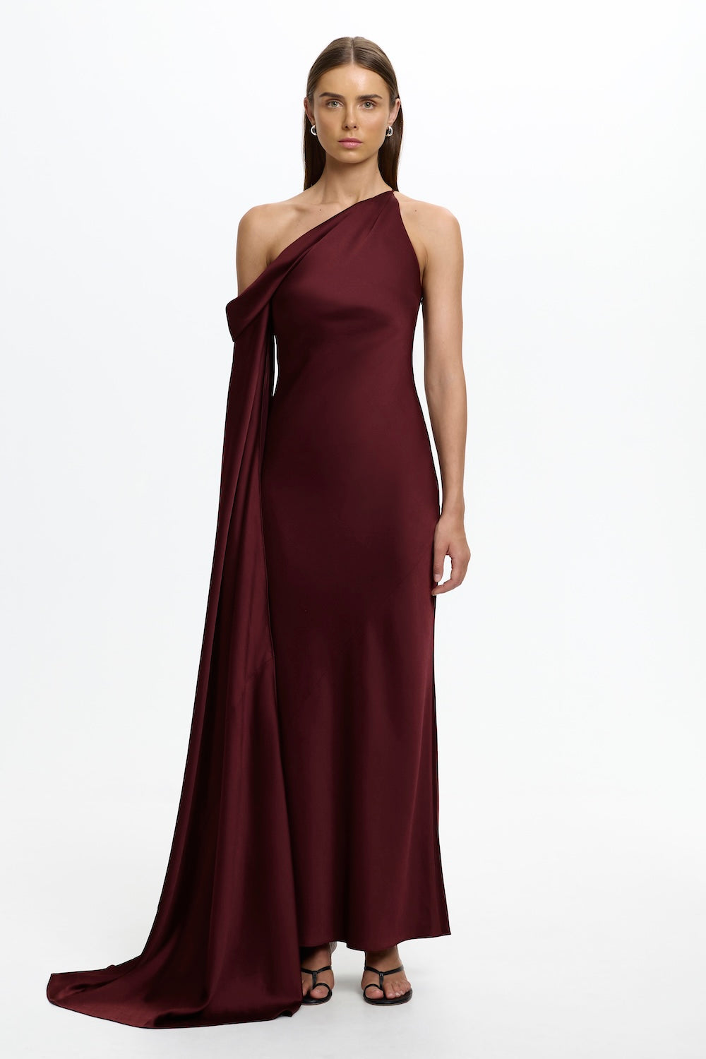 CORE-SS260712D_DAIRA_LONG_SLEEVE_DRESS-BORDEAUX-1