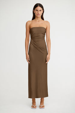 CORALIE STRAPLESS DRESS