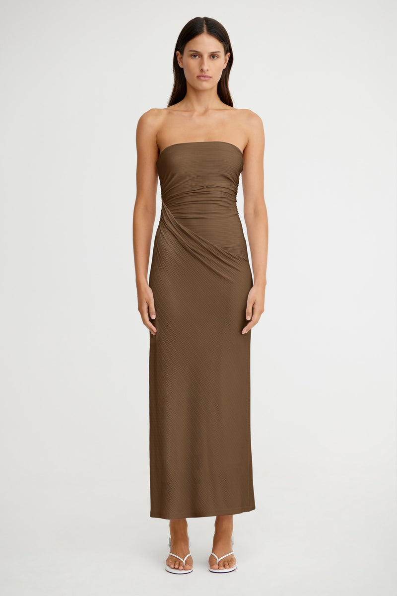 CORALIE STRAPLESS DRESS