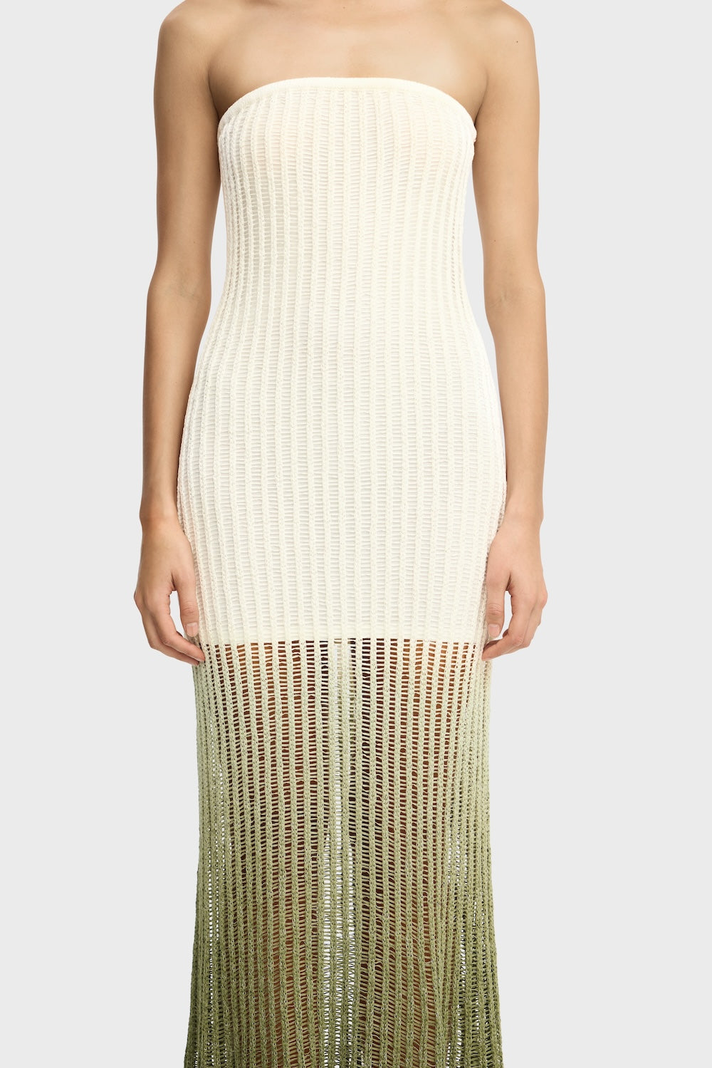Amaya Strapless Mini Dress for Women, Pesto Ombre, AU12 / US8, Cotton Polyester Blend Amaya Strapless Mini Dress for Women, Pesto Ombre, AU12 / US8, Cotton Polyester Blend