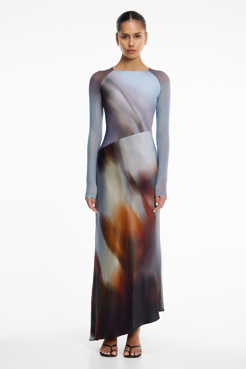 SOFIYA LONG SLEEVE MAXI DRESS