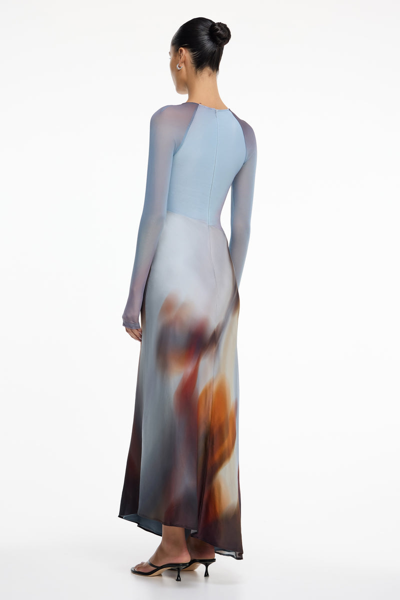 SOFIYA LONG SLEEVE MAXI DRESS