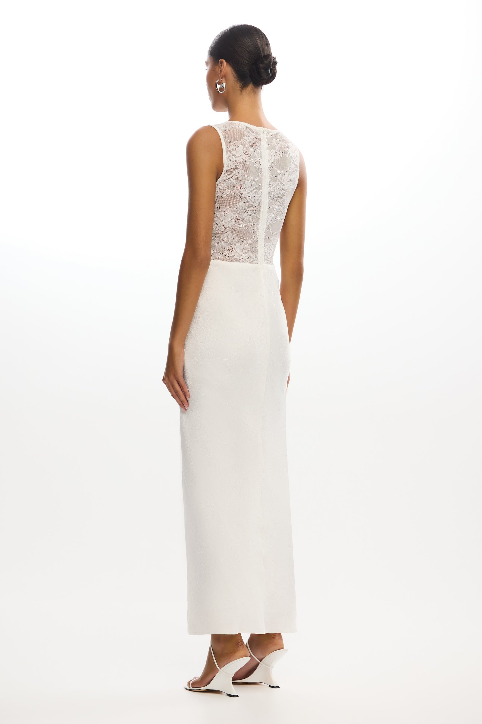 significant other nida sleeveless sheer lace maxi dress NIDA MAXI DRESS
