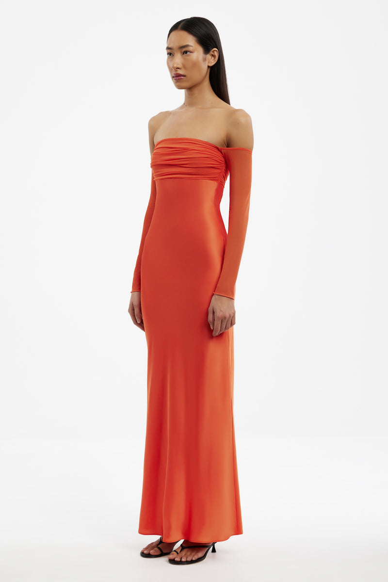 persimmon bridesmaid dresses DAVIDS BRIDAL