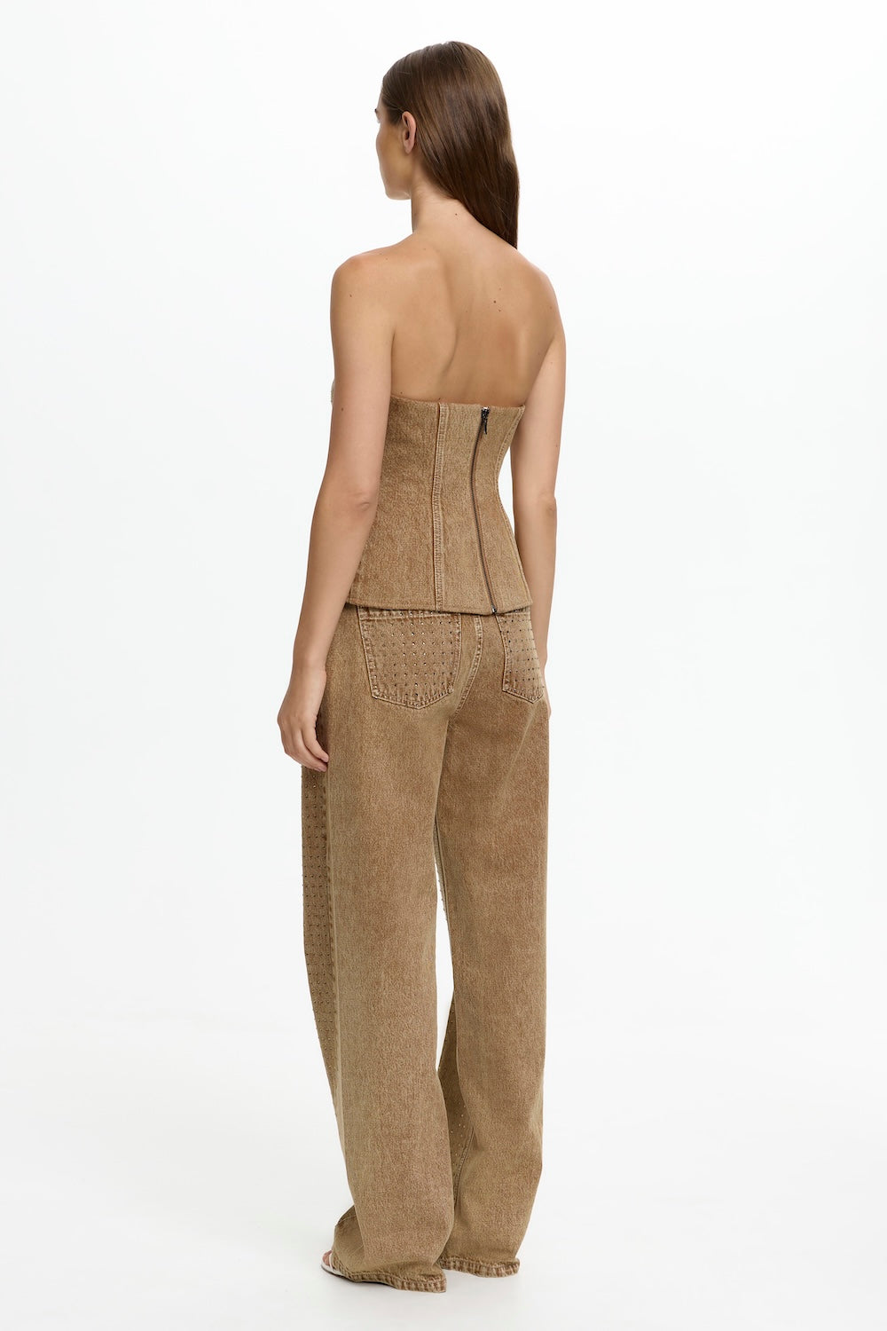 D1-SL260749T_MIRHA_STRAPLESS_TOP-BRONZE_METALLIC-3