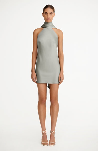 SO ONLINE AU Lucile Halter Dress, Sage, AU10 US6
