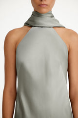 significant other lucile halter sash mini dress SO ONLINE AU Lucile Halter Dress, Sage, AU10 US6