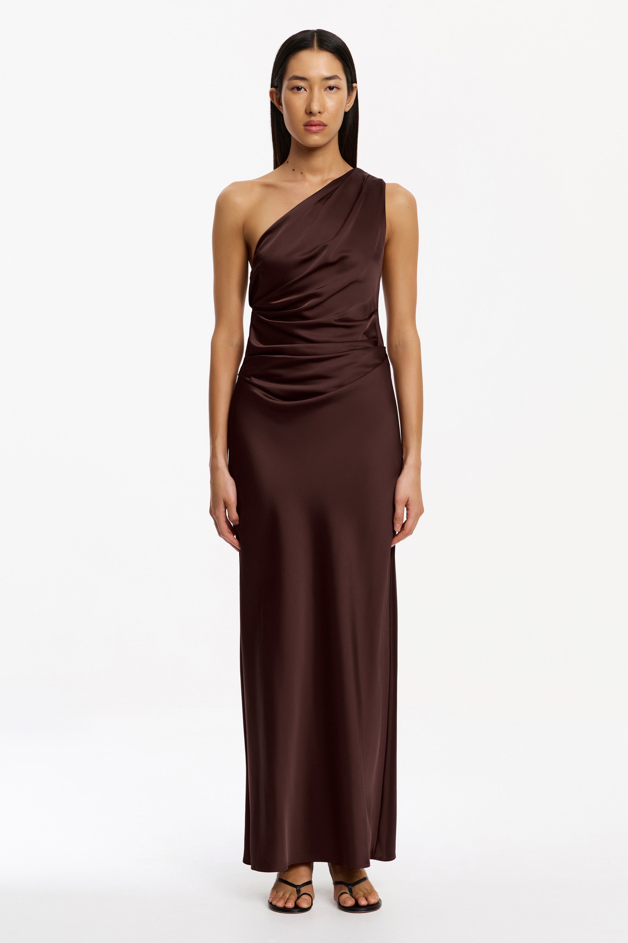 Angela One Shoulder Maxi Dress
