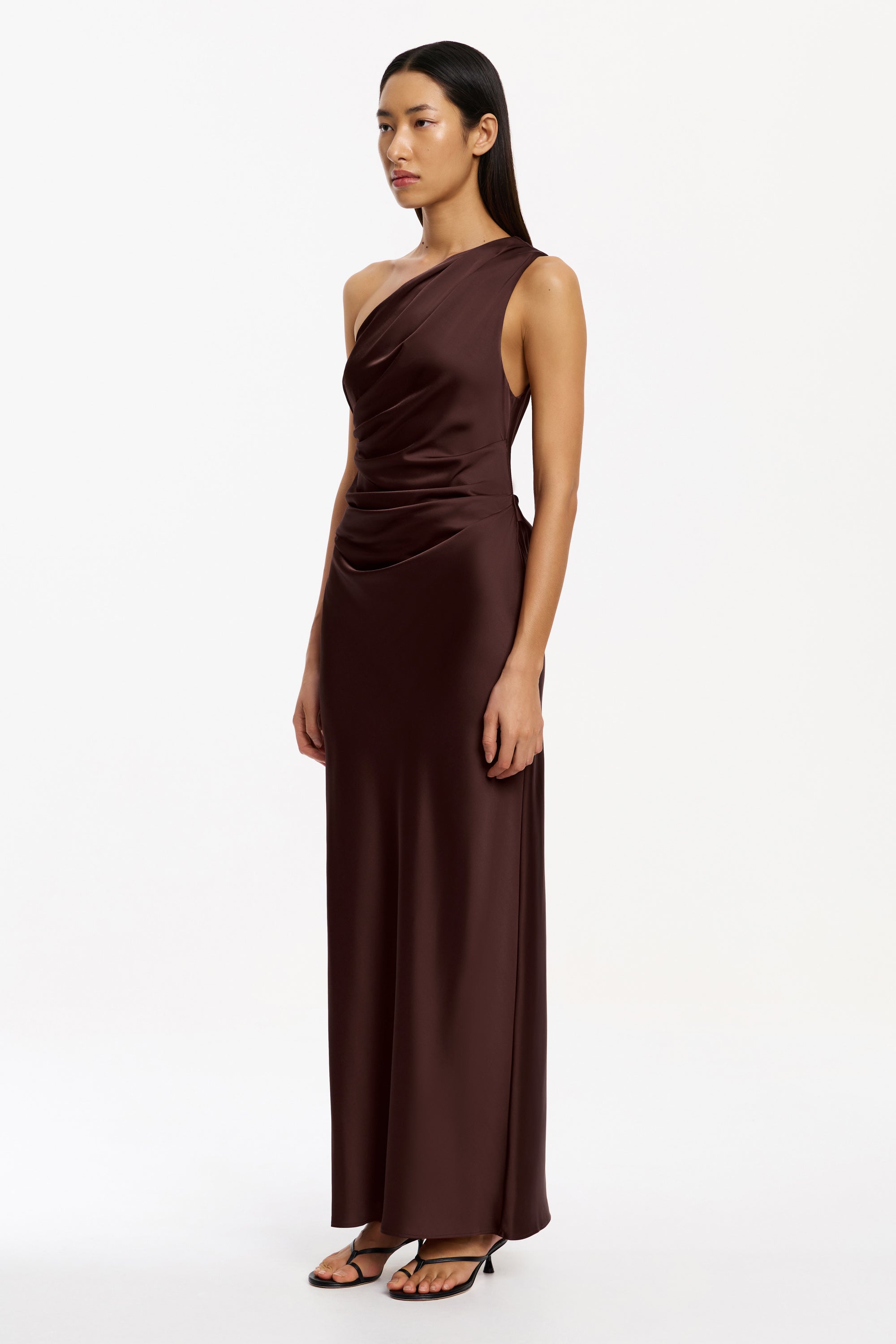 Angela One Shoulder Maxi Dress