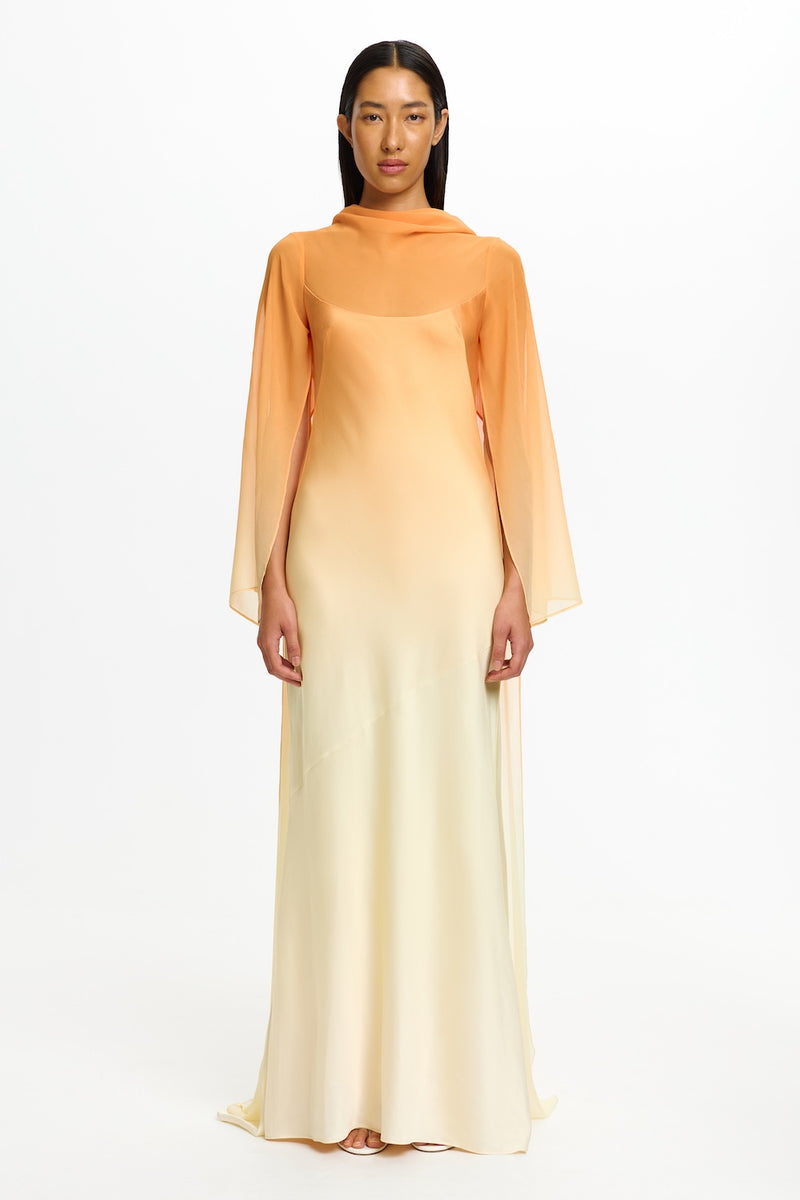 significant other orly long sleeve dress Devlyn Long Sleeve Gown for Women, Solarflare Color, AU16/US12 Size, Woven Satin with Georgette Bodice, Formal Occasion Dress