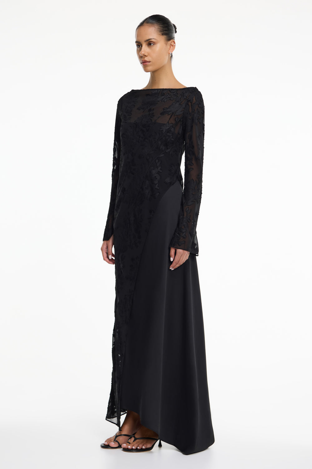 D1-SS260164D_POLA_LONG_SLEEVE_MAXI_DRESS-BLACK-2