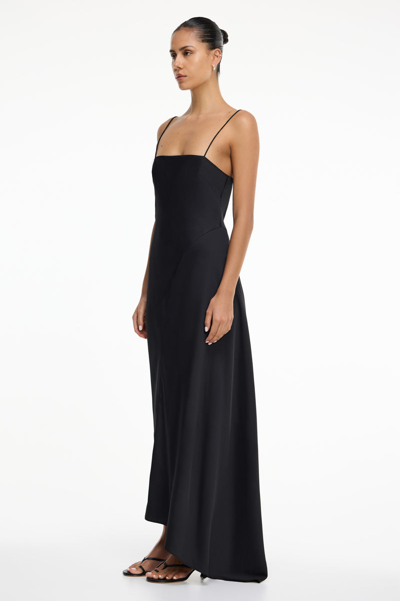 Pola Long Sleeve Maxi Gown in Black – Significant Other