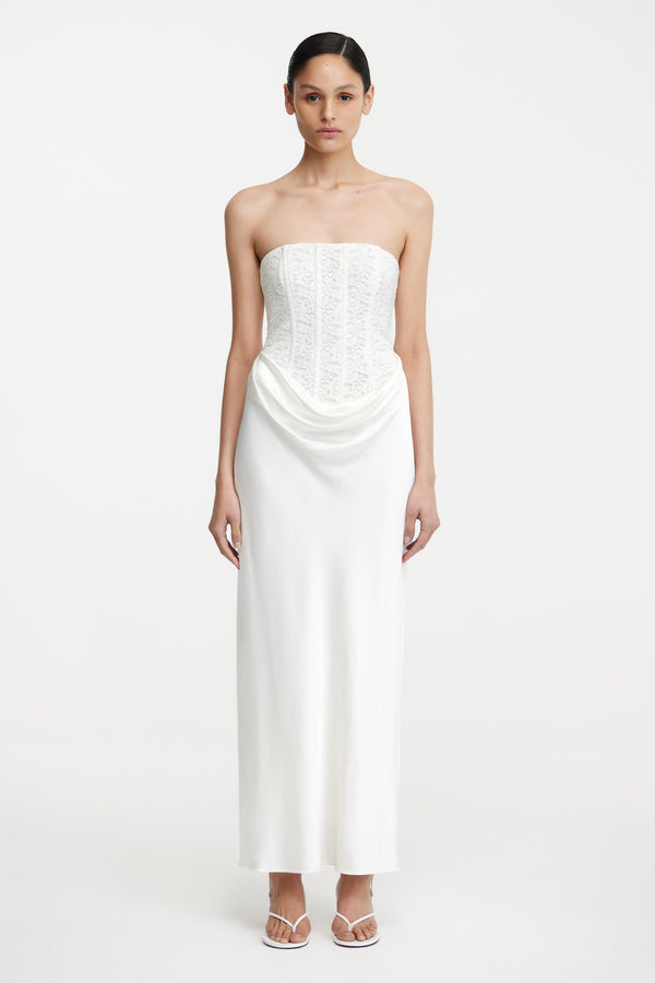 SOFIYA STRAPLESS MAXI DRESS