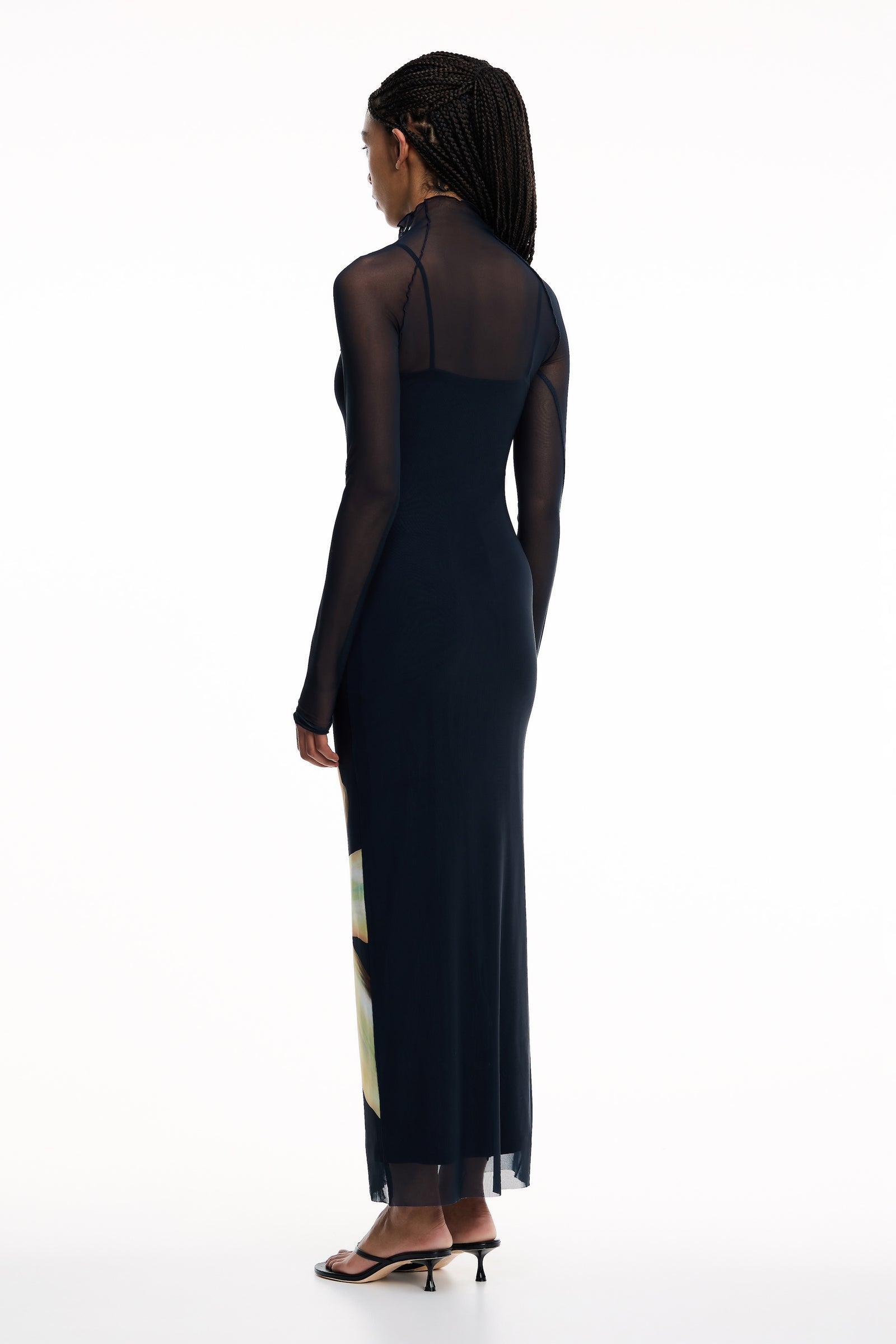 So Online AU Women's Midi Dress, Midnight Lilium, AU10 US6