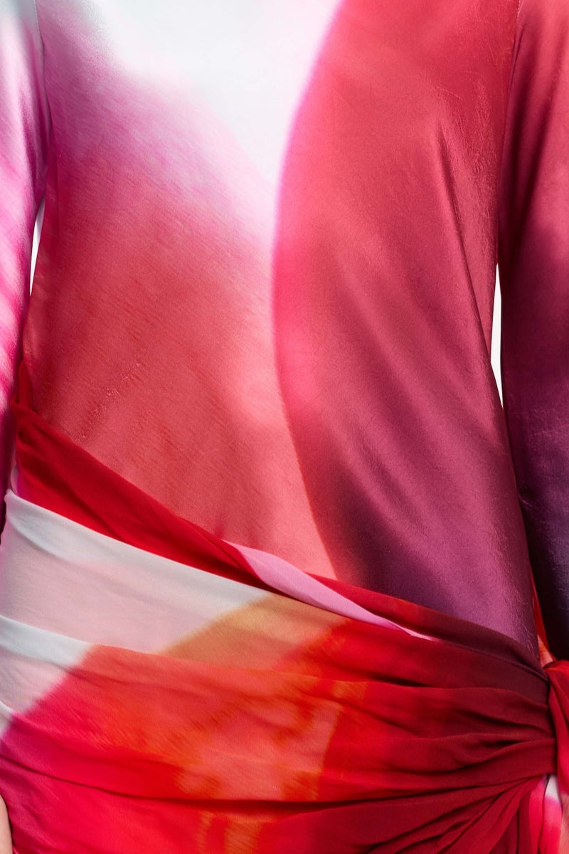 FARRAH LONG SLEEVE MINI DRESS