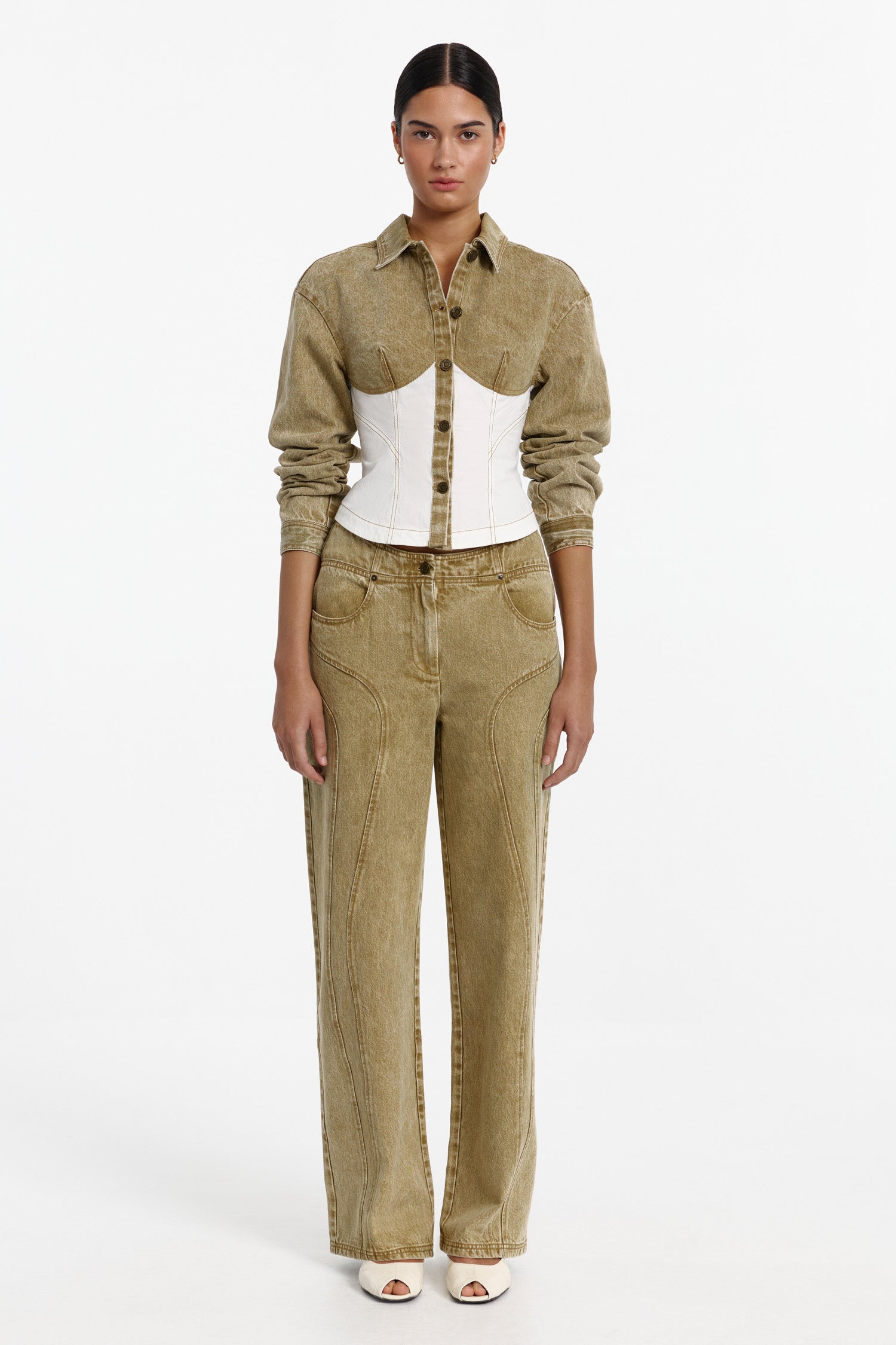 D2-SL260487T-F1_BODICIA_SHIRT_JACKET-MOSSGOLD_SPLICE-5