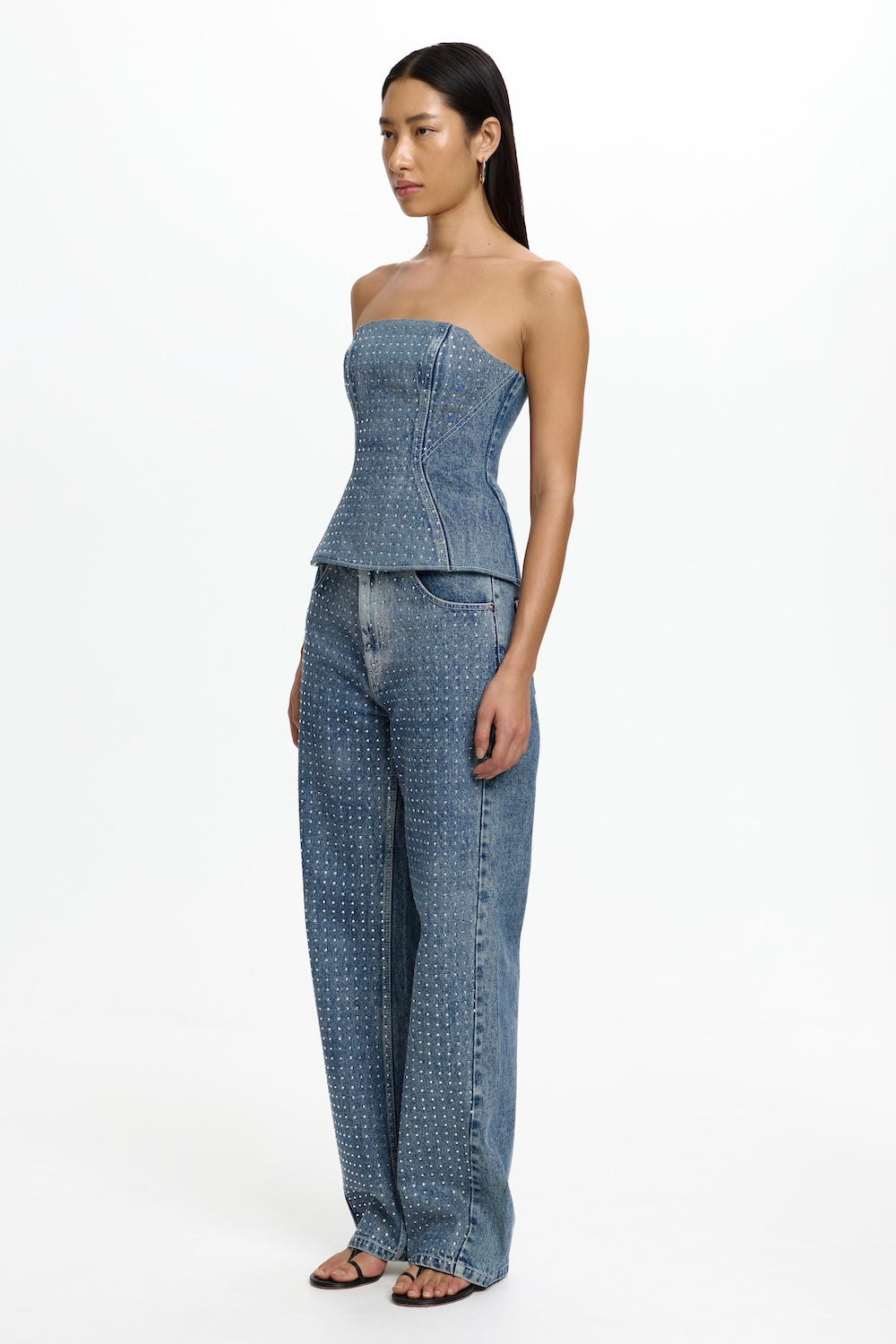 D2-SL260749T_MIRHA_STRAPLESS_TOP-WASHED_METALLIC-2