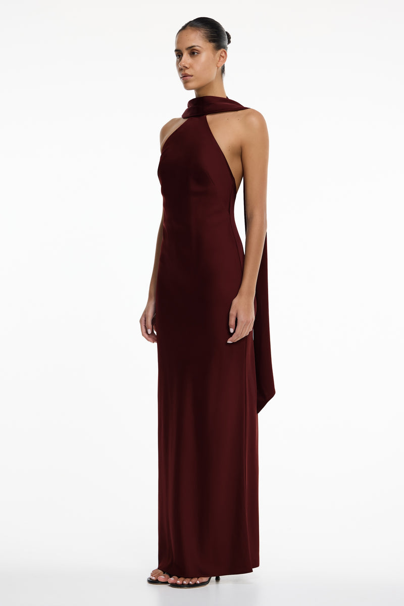 lucile draped maxi dress Lucile Draped Maxi Dress World Vestium