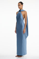 lucile halter dress Significant Other Lucile Halter Dress in Ice Blue