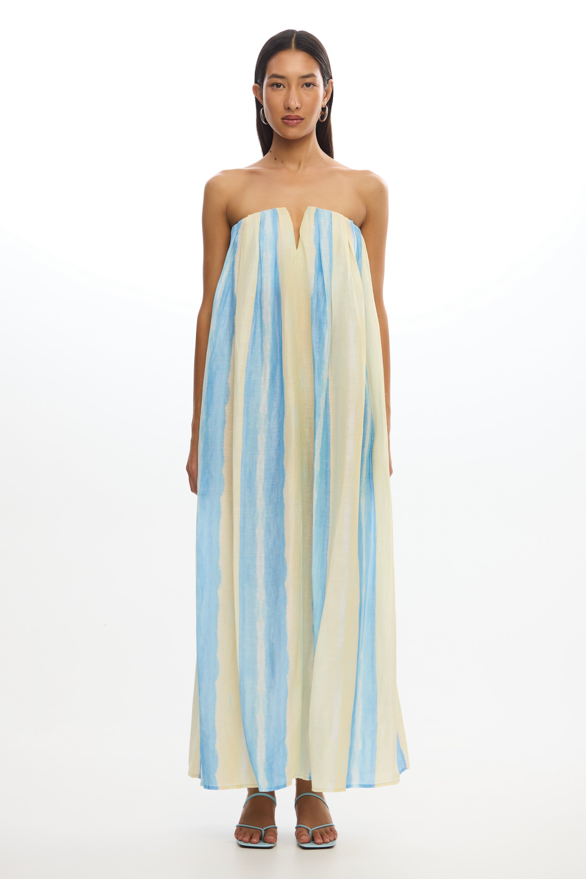 JUNIPER HALTER MAXI DRESS - SPEARMINT main image 1