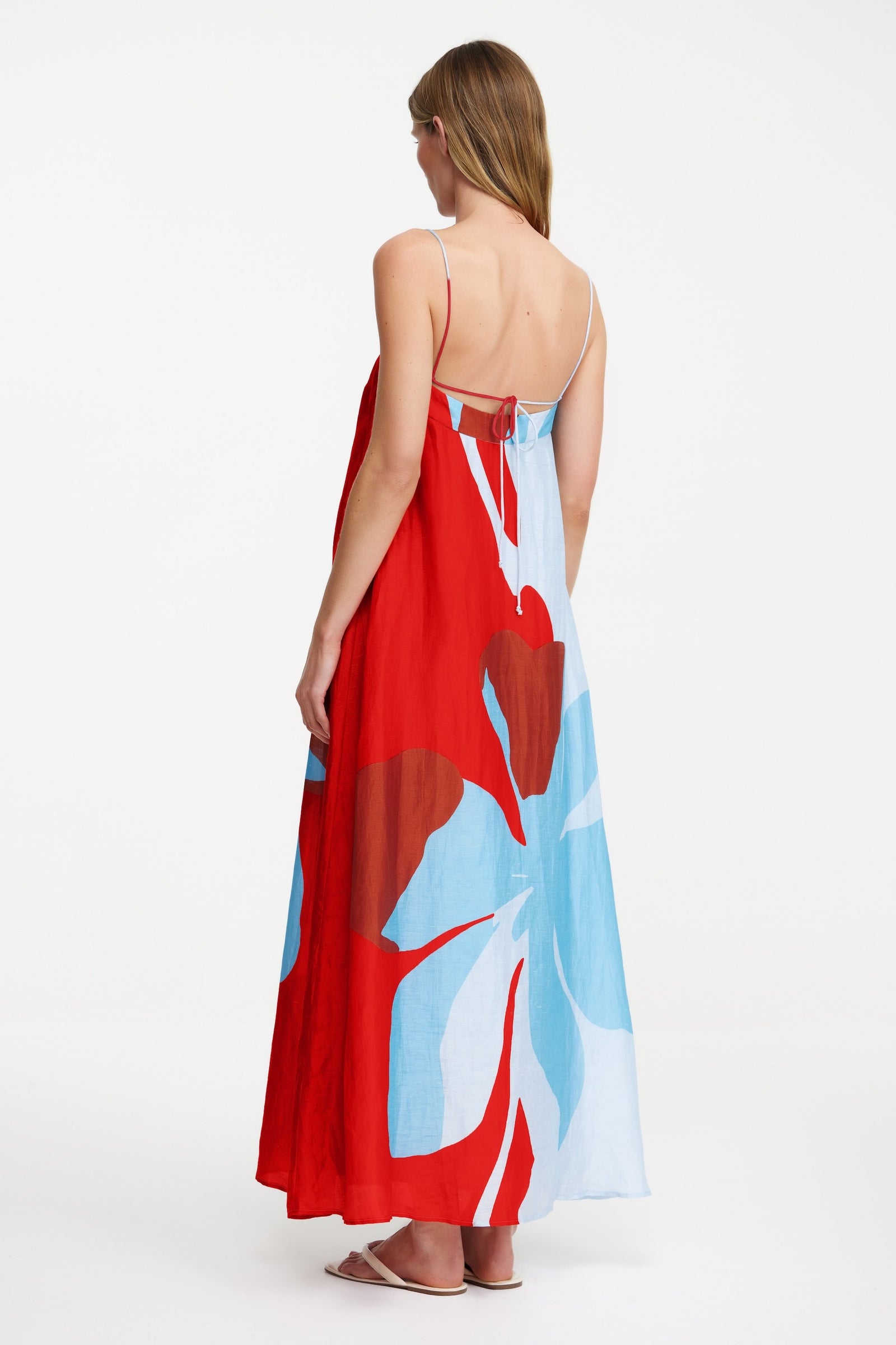 significant other edith linen blend maxi dress Significant Other Edith Linen Blend Maxi Dress