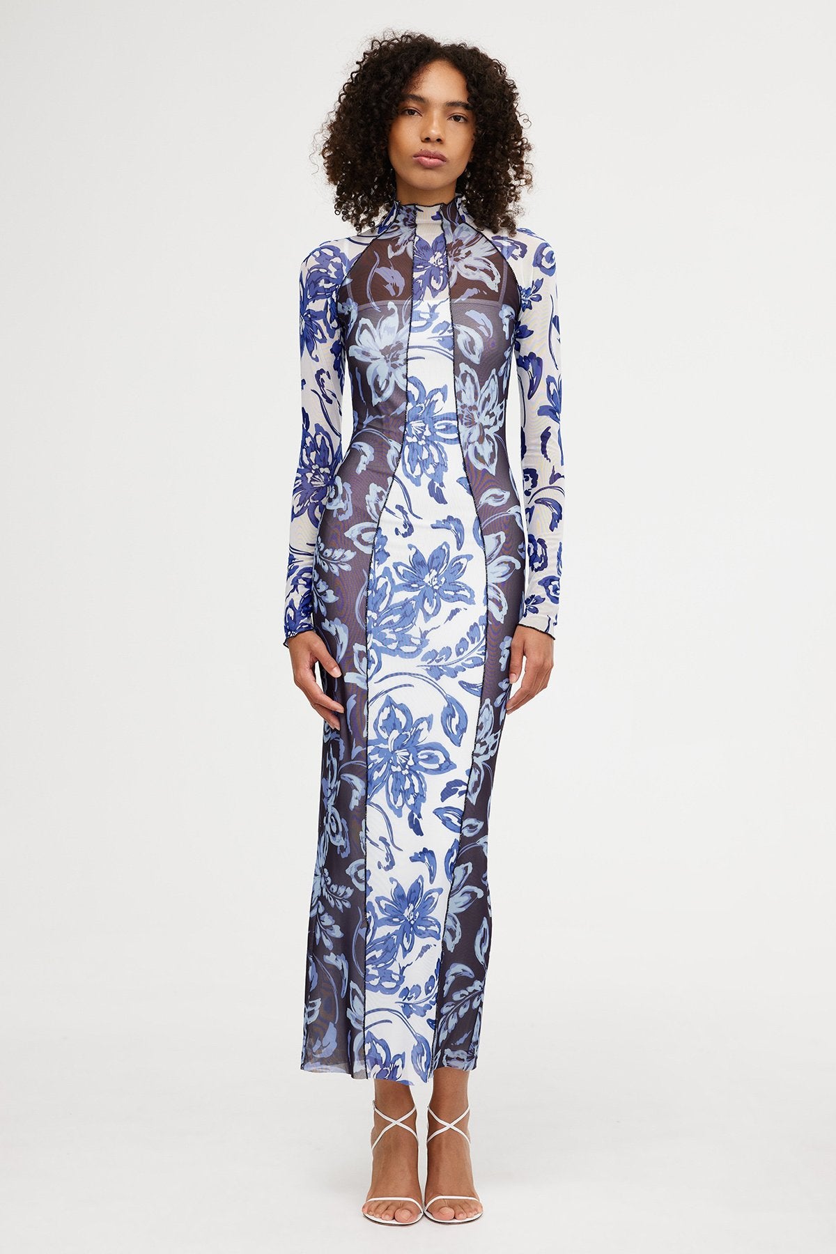 white christmas dresses Akira Read It and Weep Denim Mini Dress | Light Blue main image 0