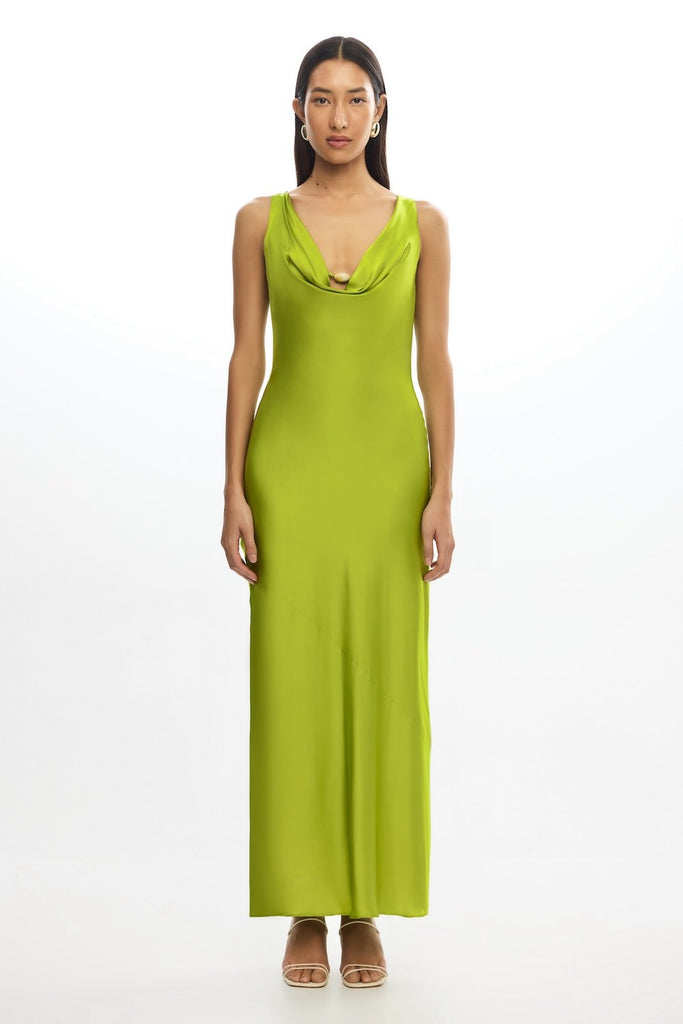 Significant Other Lacey Maxi Dress in Fennel, Size 6 AU