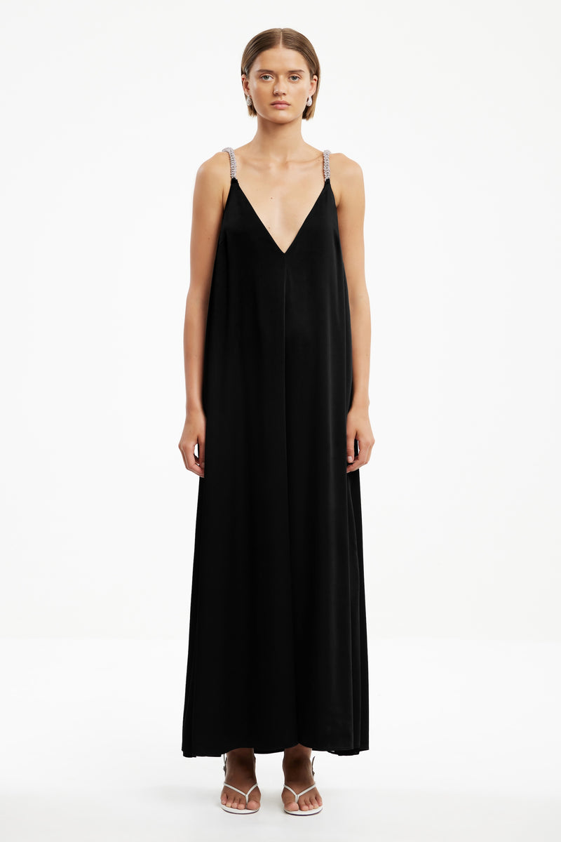 formal trapeze dress ABBEY TRAPEZE MAXI DRESS