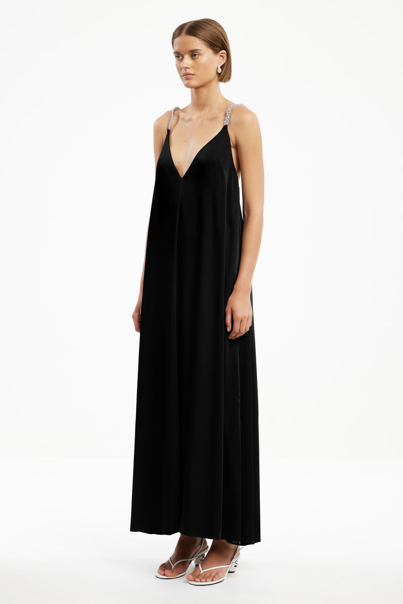 ABBEY TRAPEZE MAXI DRESS ABBEY TRAPEZE MAXI DRESS