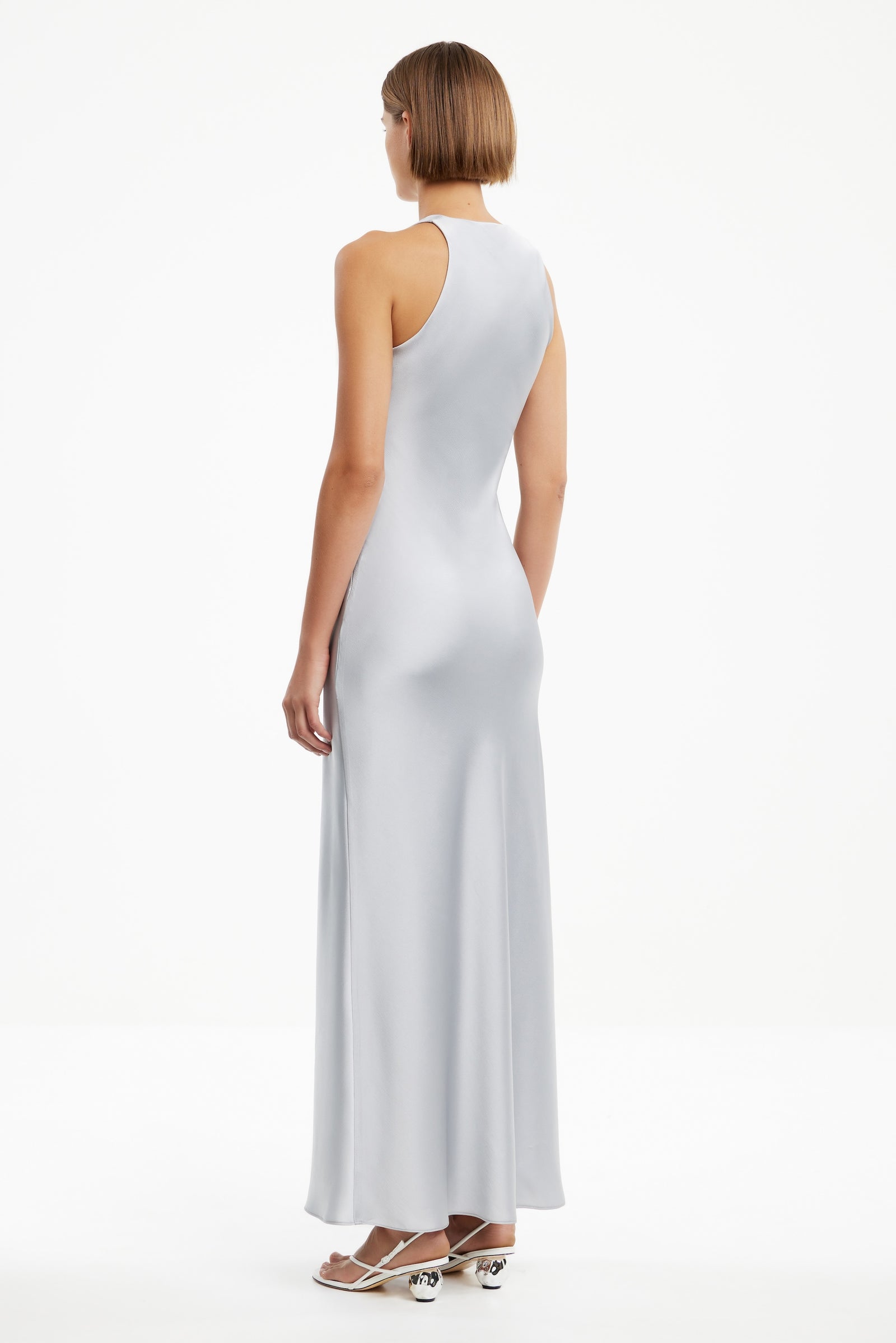 So Online AU Abbey Maxi Dress, Pewter, AU12 US8