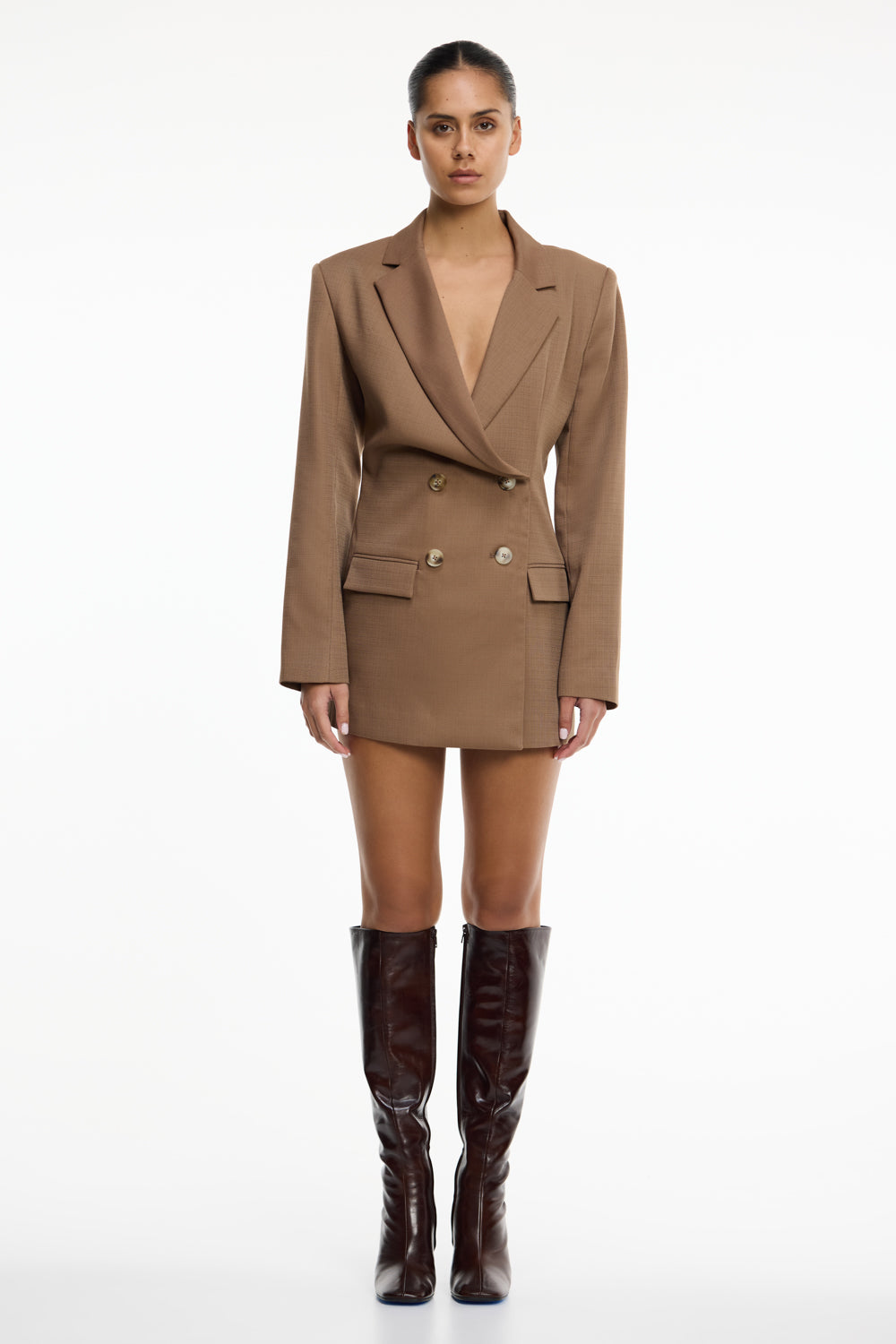 D3-SL260160D_ERIS_BLAZER_DRESS-TAUPE-1